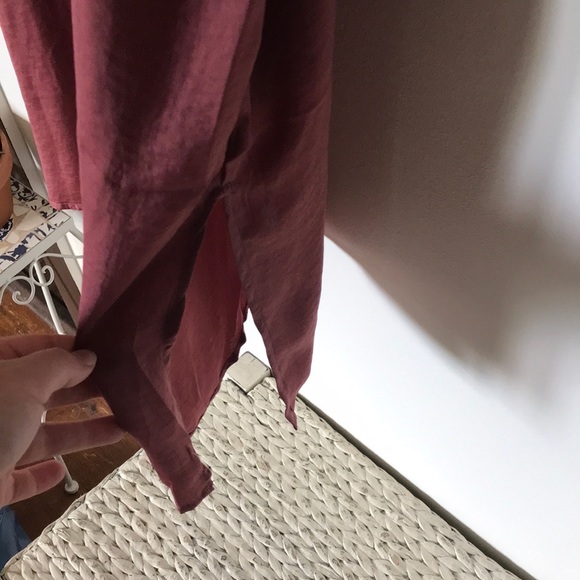 Satin maroon colored dress from Bohme - Picture 2 of 4